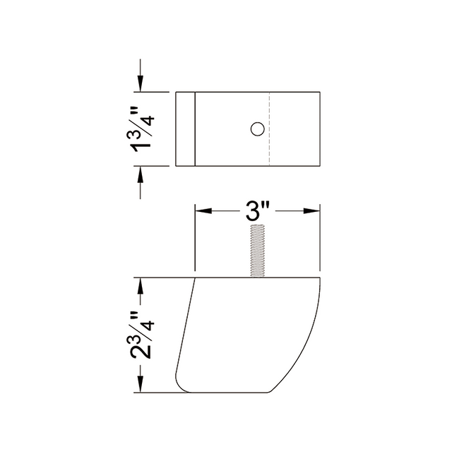 Traditional Espresso Finish Angled Back Legs