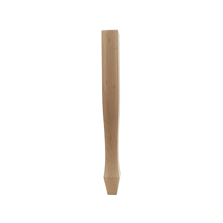 Neo-classical Unfinished Wood Spade Foot Legs