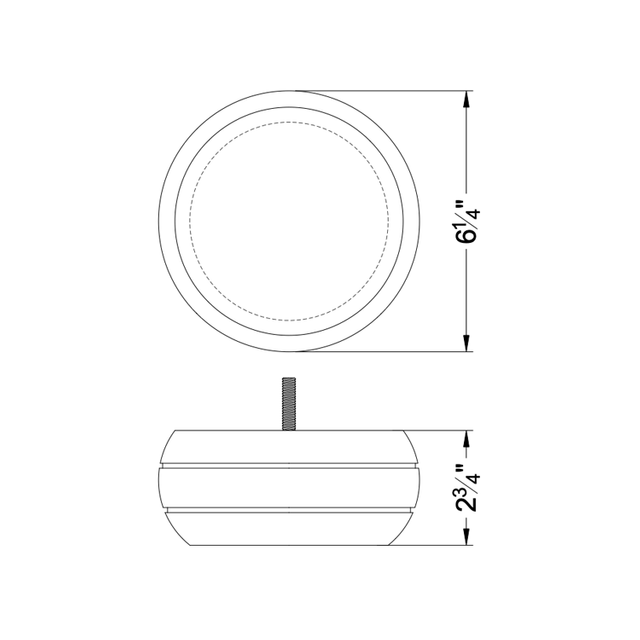 2 3/4'' Espresso Wooden Sofa legs