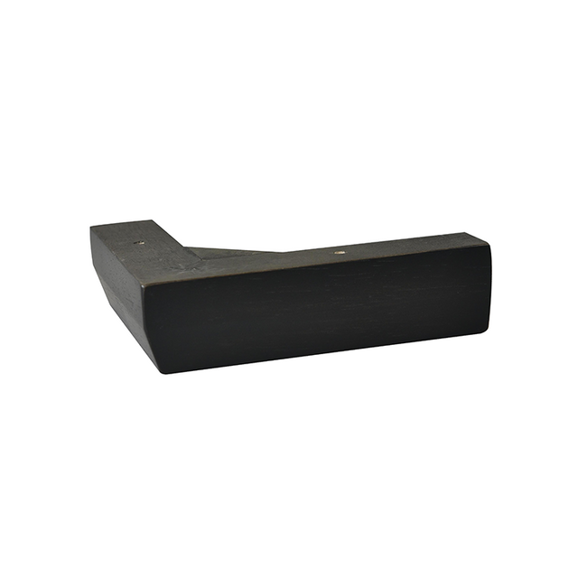 1 1/2'' Black Corner Wooden Feet 