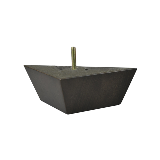 2 1/4'' Black Corner Wooden Feet 