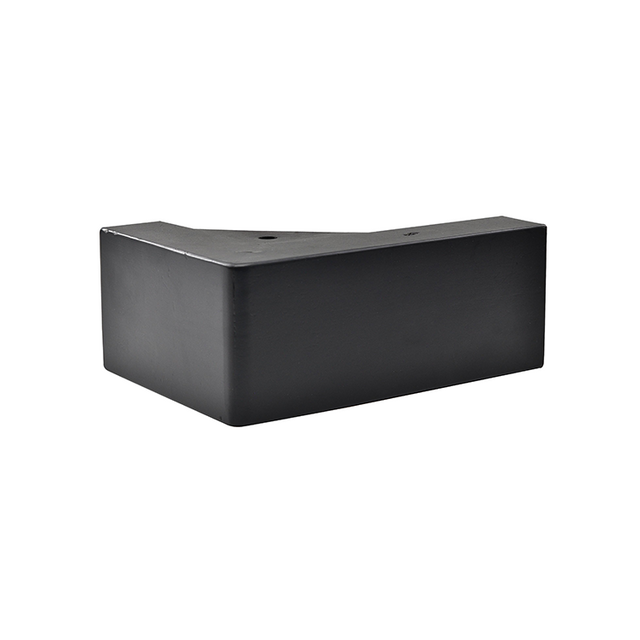 3'' Black Corner Wooden Feet