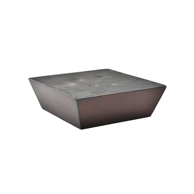 1 1/2'' Espresso Dark Square Wooden Feet