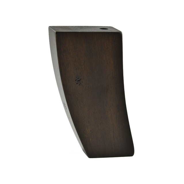 6'' Espresso Dark Curved Wooden Furniture Legs