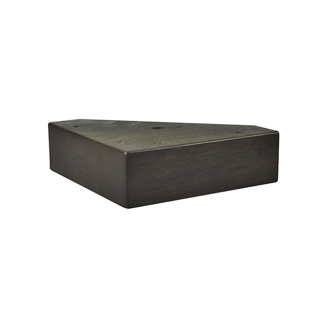 1 3/4'' Black Corner Wooden Feet 
