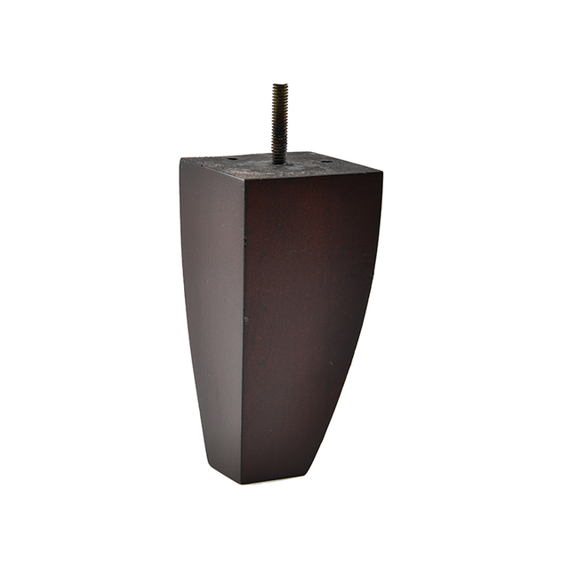 4 1/3'' Espresso Dark Corner Wooden Feet