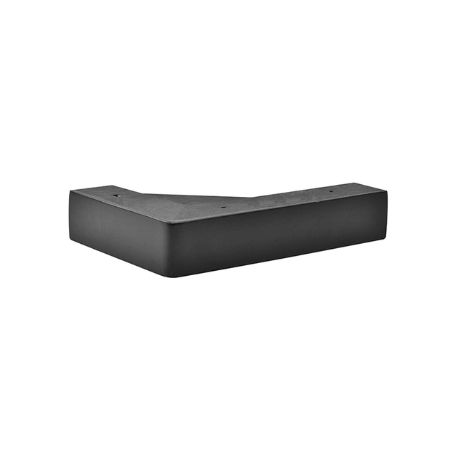 2'' Black Corner Furniture Feet 