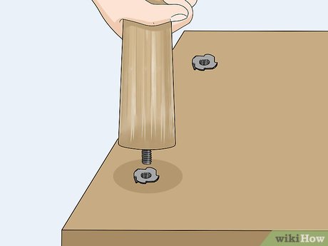 How To Attach Wooden Legs To A Table?